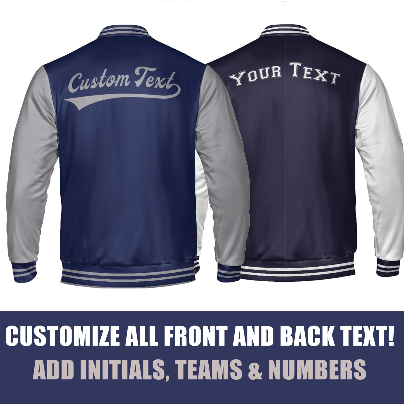 Custom Hockey Varsity jackets, All-Season Light Weight, Bomber Jackets, All Colors Available!