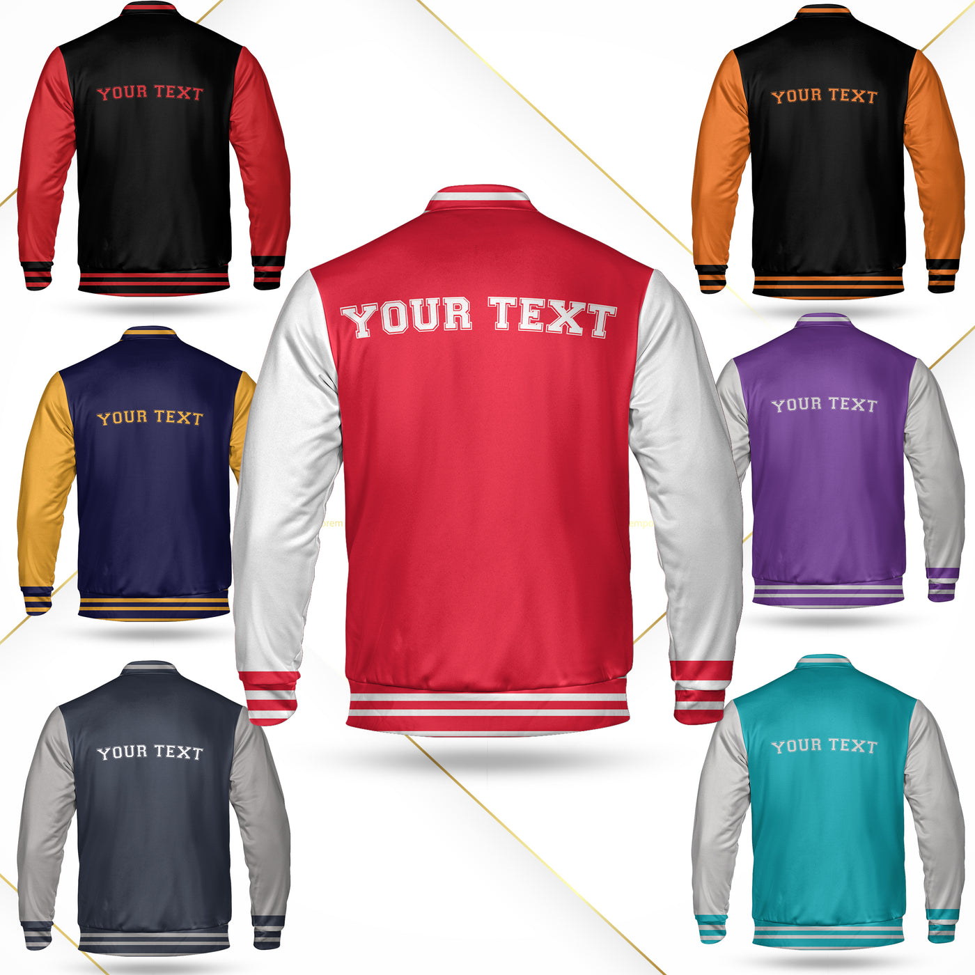 Custom Hockey Varsity jackets, All-Season Light Weight, Bomber Jackets, All Colors Available!