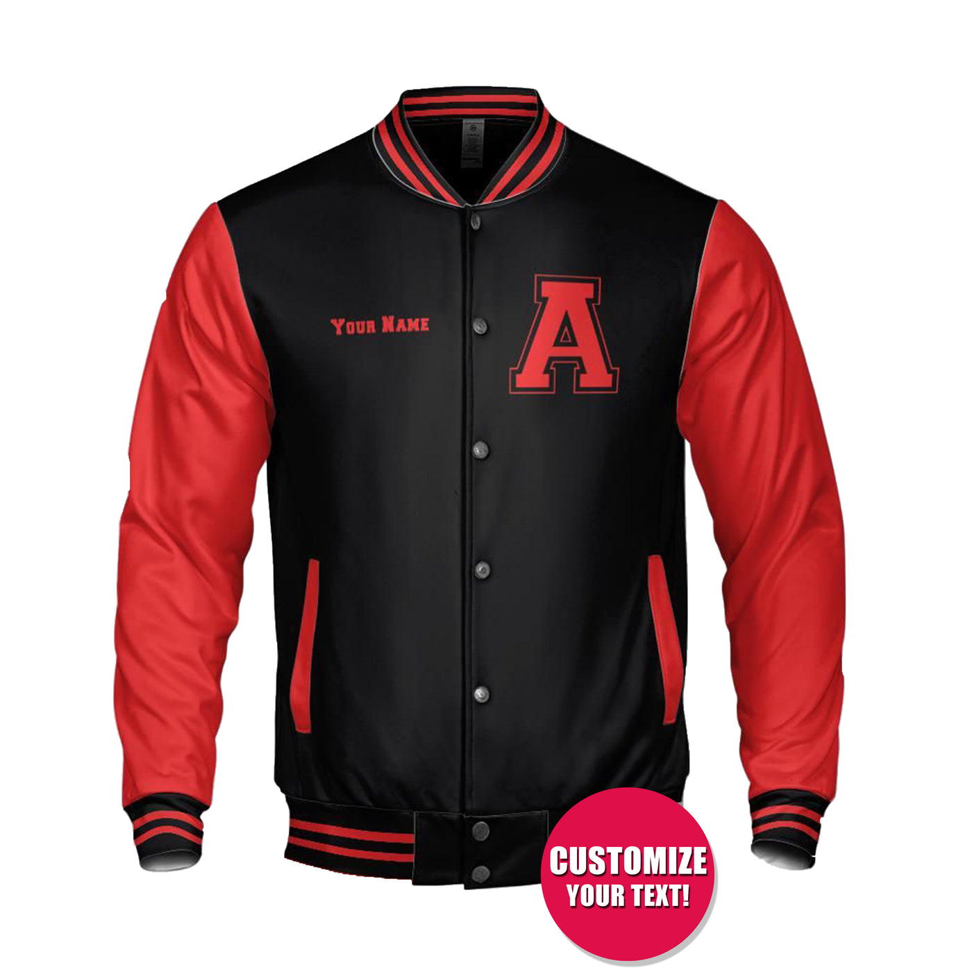 Custom Hockey Varsity jackets, All-Season Light Weight, Bomber Jackets, All Colors Available!