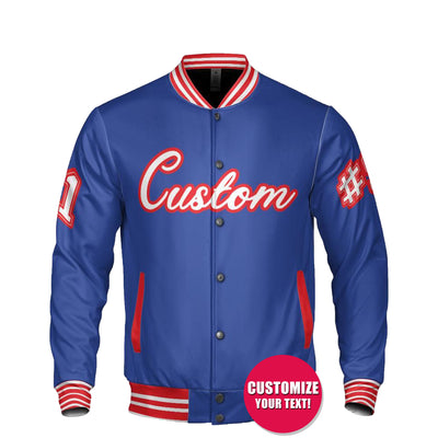 Custom Hockey Varsity jackets, All-Season Light Weight, Bomber Jackets, All Colors Available!