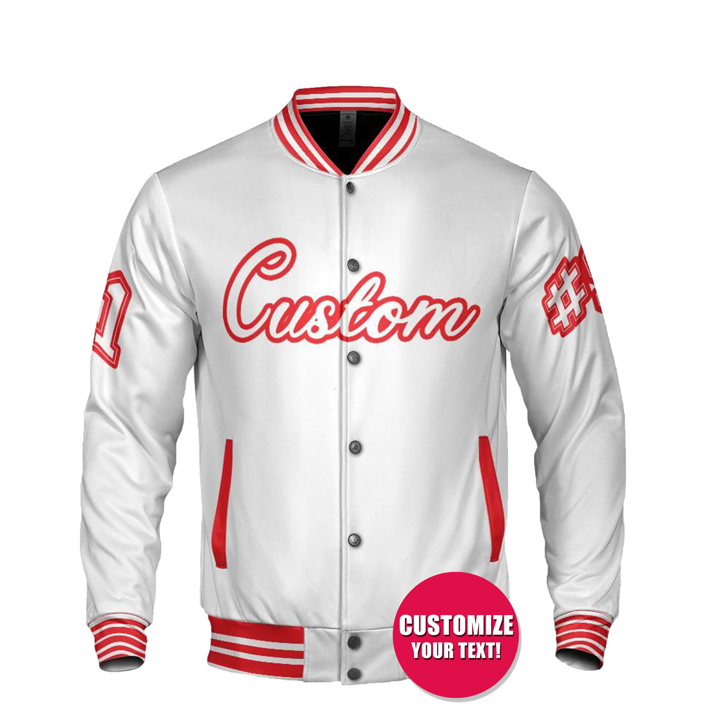 Custom Hockey Varsity jackets, All-Season Light Weight, Bomber Jackets, All Colors Available!