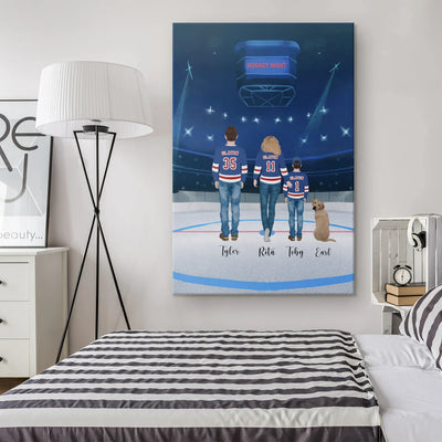 Custom Hockey Portrait | Hockey Portrait Gift | Hockey Portraits