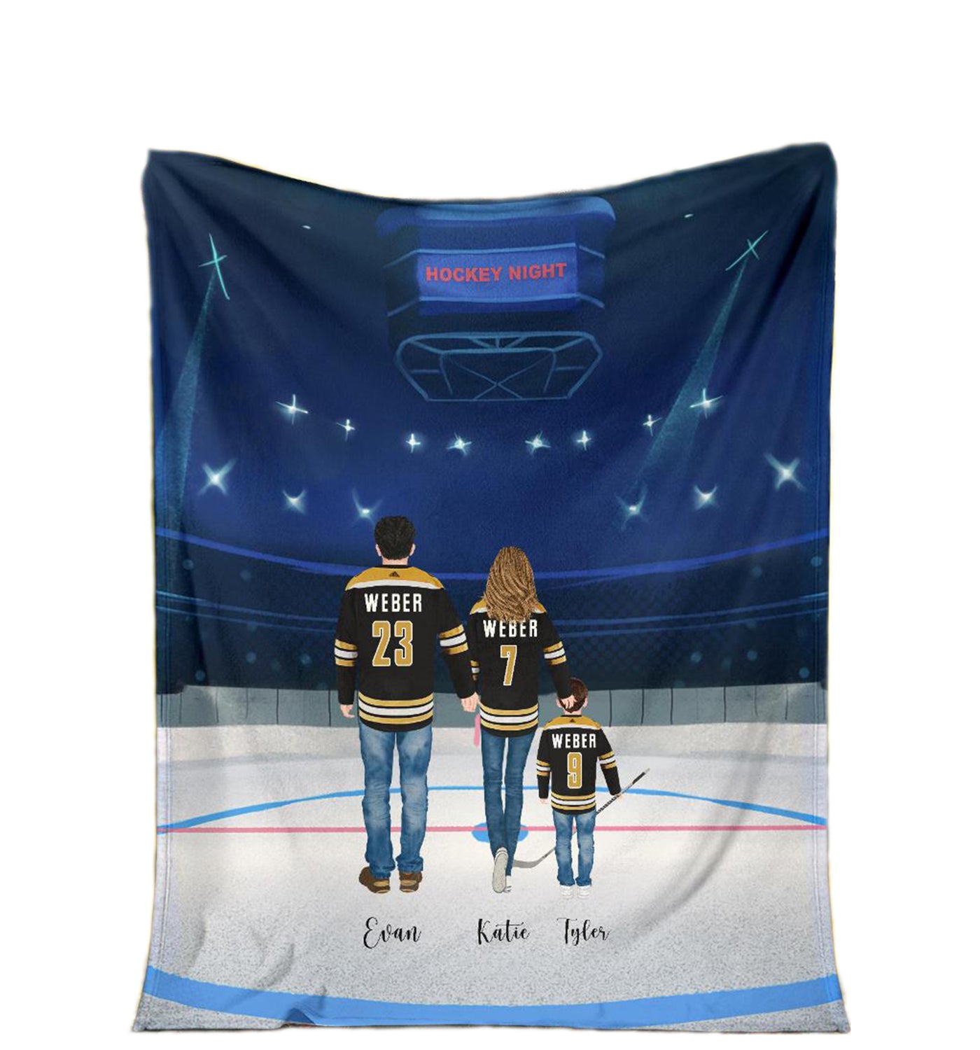 Custom Hockey Art Blanket, Hockey, Hockey Gift, Hockey Mom, Hockey Blanket, Hockey Lover Gift, Ice Hockey, Hockey Gifts,Hockey Mom,Hockey Coach,