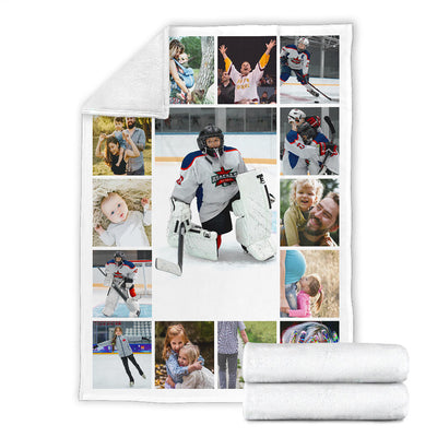 Custom Hockey Blanket, Hockey Mom, Hockey Gift, Hockey, Hockey Blanket, Hockey Lover Gift, Ice Hockey, Hockey Gifts,Hockey Mom,Hockey Coach,